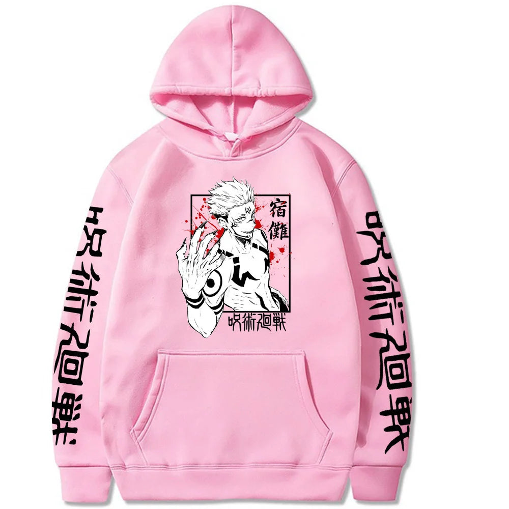Ryomen Sukuna Hoodies Graphic Printing Sweatshirts for Fans Casual Long Sleeve Men/Women Clothing Sudaderas Hip Hop Hoody