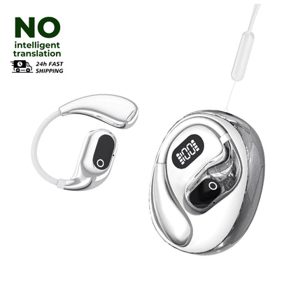Real Time Translation Headphones 144 Languages Translator Earphones Wireless Bluetooth 5.4 Headsets for Business Office Travel