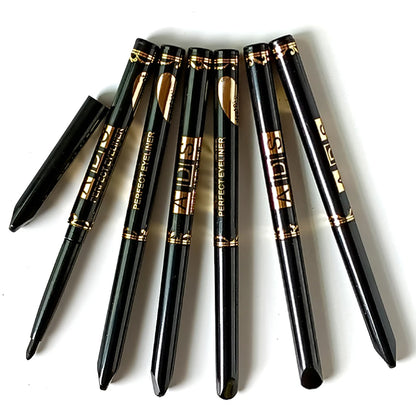 2Pcs Waterproof Black Brown Eyeliner Pencils-Smudge-Proof, Long-Lasting &Beginner-Friendly Smooth High Pigmented Punk...