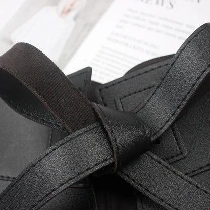 New Style Knot Wide Waistband Lace Up Bowknot Belt For Women Skirt Fashionable Decoration Tie Up Waist Versatile Accessory Belt