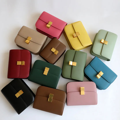 UBELLIN Large Women Handbag Bag Single Flap Lock Fashion Interior Compartment Solid Luxury Shoulder Bags Handbags 2024 - Kimlud