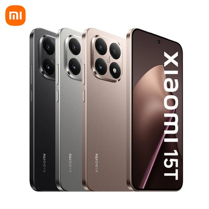 Global Version Xiaomi 15T 5G Smartphone 12GB RAM 256GB / 512GB ROM Leica Camera 6.83" AMOLED 120Hz 67W MTK Dimensity 8400-Ultra CPU NFC