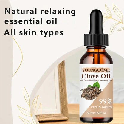 Clove essential oil helps keep skin hydrated and improves skin elasticity shine facial care Moisturizing Repair Anti-aging