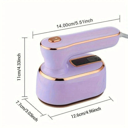 Micro Steam Iron, Travel Steamer for Clothes Portable Mini Steam Iron, 970W Handheld Steamer Dry and Wet Ironing for Home,Travel