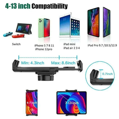 New Car NEW Tablet Cup Holder Mount 360 Adjustable SmartphoneHolderCar 270 Tilt Bar Triangular Base Ram Mount Tablet Holder