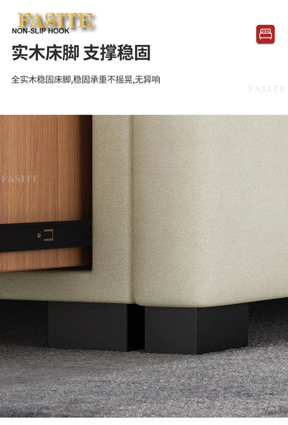 Premium High-quality New Arrival Technology Fabric Bed Small Unit, Master Bedroom, Large Bed, Light Luxury Nordic Fabric Bed