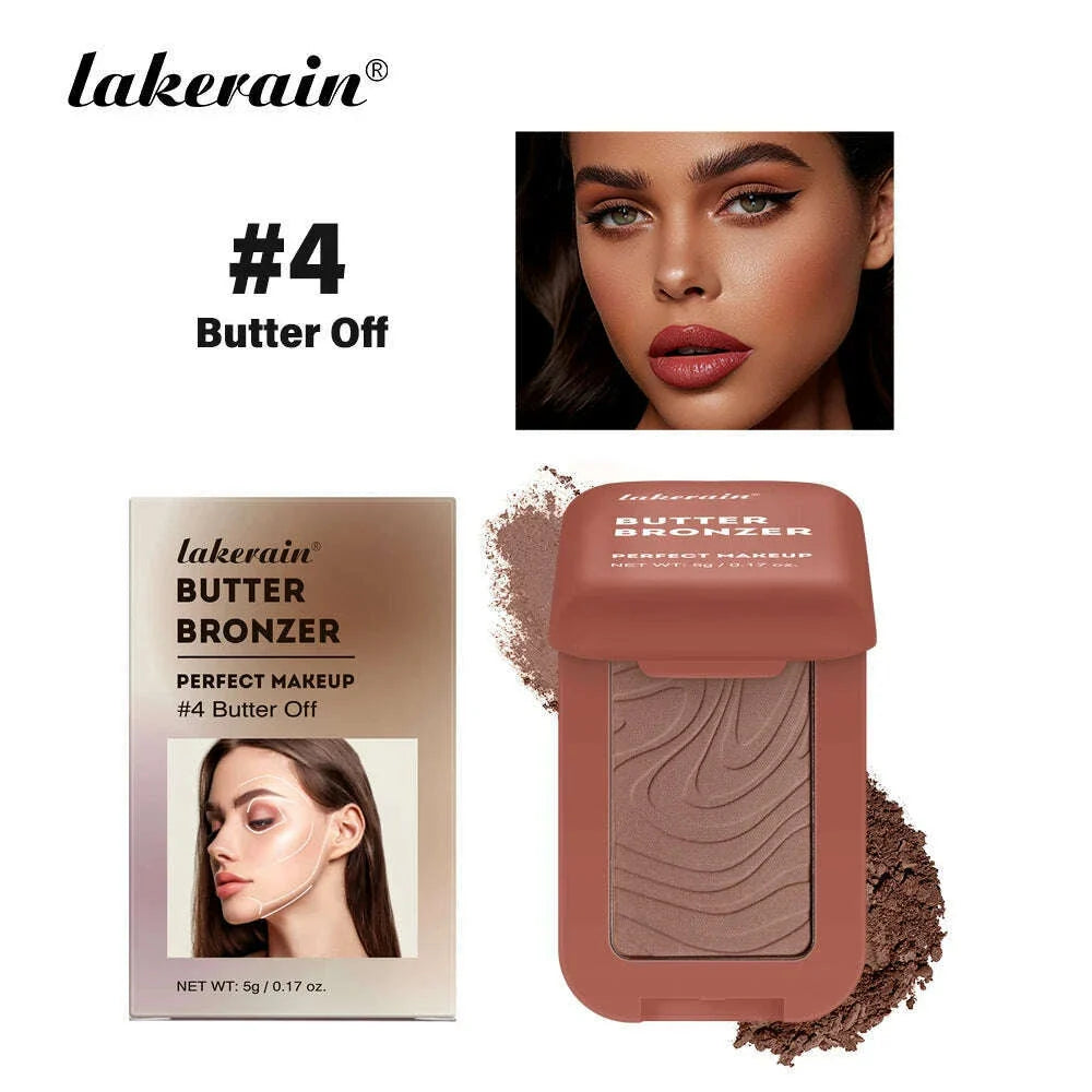 Butter Blush Single Color Matte Natural Cheek Tint Waterproof Face Contouring Cosmetics Blush Powder Face Soft Female Makeup