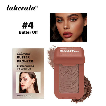 Butter Blush Single Color Matte Natural Cheek Tint Waterproof Face Contouring Cosmetics Blush Powder Face Soft Female Makeup