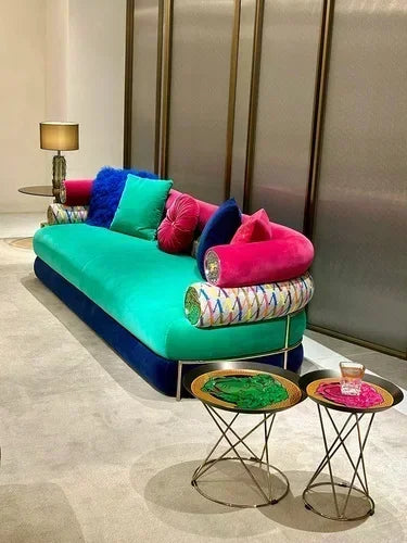 Soft Fancy Unique Sofa Modern Wood Nordic European Puffs Sofa 3 Seater Muebles Para Salas Modernos Living Room Furniture - Kimlud