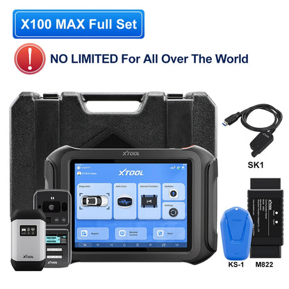 XTOOL X100 MAX Key Programming Tools Immobilizer Key Programmer Locksmiths Tool All Key Lost/Add Smart Key/Read PIN/Infrared Key - Kimlud