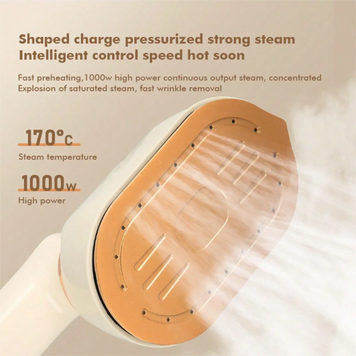 Foldable mini steam iron Steam iron, strong penetration steam to remove wrinkles, suitable for clothes, wool, poly, silk, linen,