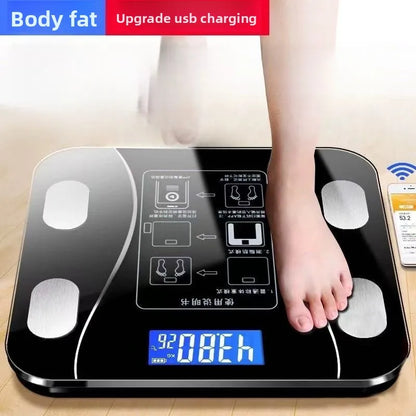 Body fat scale Smart and precise household fat scale Bluetooth weight loss special scale Human body small electronic scale - Kimlud