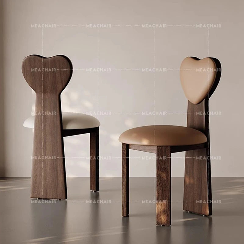 Italian Solid Wood Chair Dining French Home Makeup Chinese Antique Back Chair Single Hotel Dining Silla Comedor Furniture
