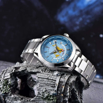 PAGANI DESIGN Mens Watch 2024 New Sapphire Mirror Stainless Steel NH34 Movt Mechanical Wristwatch for Man Multi-time zone Reloj