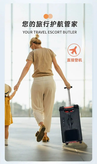 Intelligent electric trolley suitcase | Kimlud Luxury Rug
