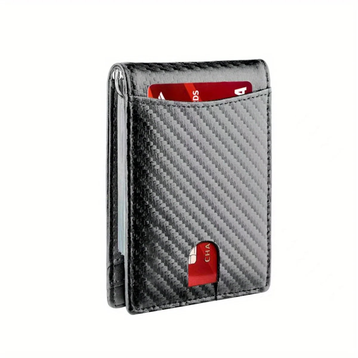 Men's Leather Wallet, RFID Blocking Anti-theft Wallet, Multi-card Card Holder, Money Clip