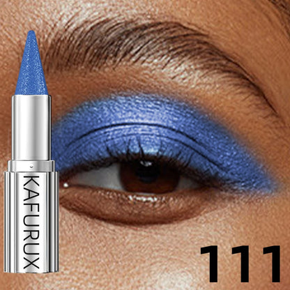 12 Colors Metallic White Black Purple Eyeshadow Pencil Glitter 1pc Liner Pen Highligter Long Lasting Blue Cream Eye...