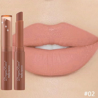 Nude Matte Lipstick Waterproof Nude Pink Lip Sticks Not Fading Sexy Red Velvet Lipsticks for Women Make Up Lasting Lip...