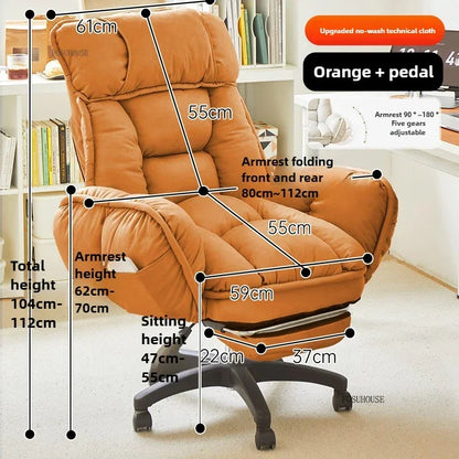 Creative Swivel Lift Office Chairs Modern Comfortable Backrest Computer Chairs Student Study Gaming Chair for Office Furniture L - Kimlud