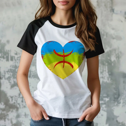 Amazigh t-shirts women Y2K t shirt female funny clothing