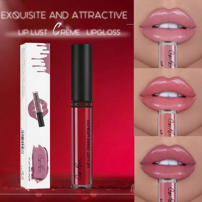 12 Colors Sexy Women Lipstick Waterproof Long Lasting Moist Lip Gloss Vivid Colorful Lipgloss Women Makeup maquiagem - Kimlud