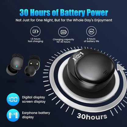 Wireless Earphone Sleep Earbuds for Side Sleepers Wireless Earbuds Comfortable Noise Blocking Music Sleep Dual Mode |...