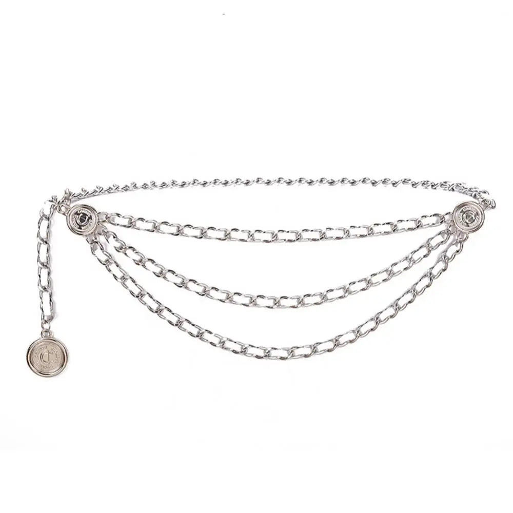 Metal Tassel Chain Waist Chain Belt For Women Temperament Retro Pendant Decoration Simple Durable Thin Belt | Kimlud Mid...