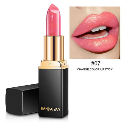 Brand Professional Lips Makeup Waterproof Shimmer Long Lasting Pigment Nude Pink Mermaid Shimmer Lipstick Luxury Makeup...