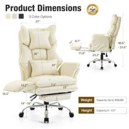 Office chair with criss cross design, PU leather material, black color, ergonomic footrest and flip-up arms for enhanced...