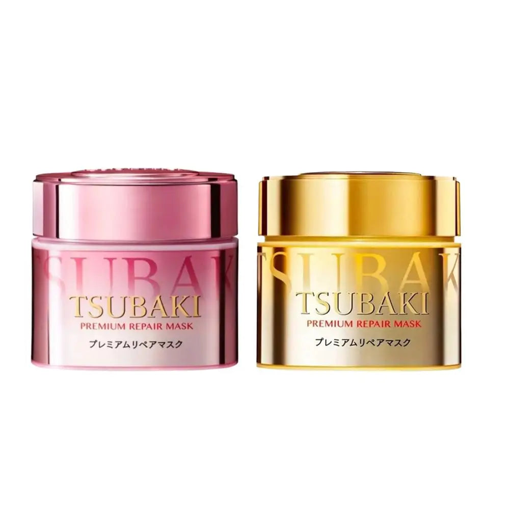 TSUBAKI Premium Repair Mask Deeply Repair Damaged Hair Smoothing And Nourishing Reduce Split And Dry Ends Salon-Grade Care 180g