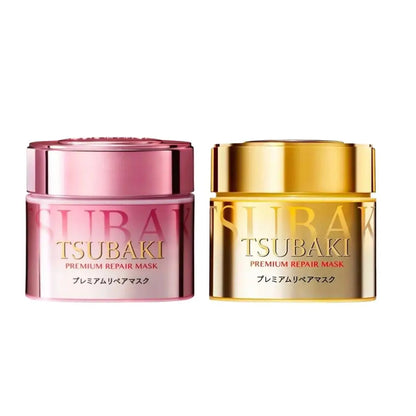 TSUBAKI Premium Repair Mask Deeply Repair Damaged Hair Smoothing And Nourishing Reduce Split And Dry Ends Salon-Grade Care 180g