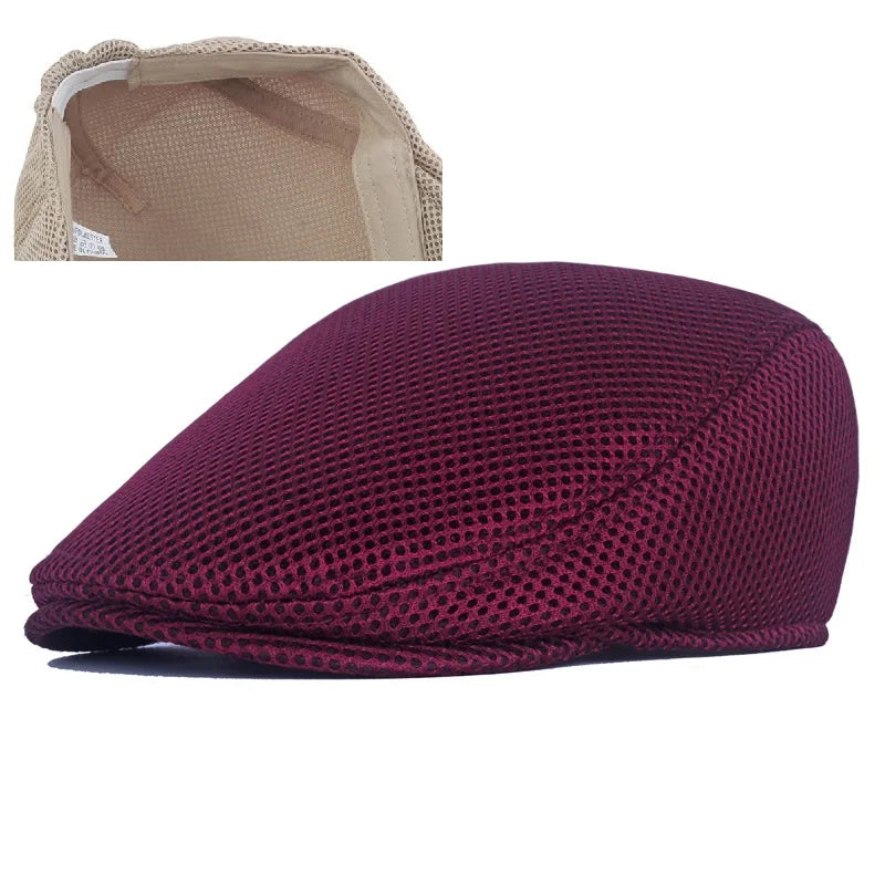 Men's Flat Hat Ivy Gatsby Newsboy Winter Spring Autumn Driving Cabbie Hunting Cap