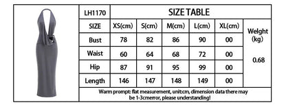 Sexy Sleeveless Halter Deep V Sequined Ruched Long Dresses for Women Grey Backless Folds Slim Maxi Dress Evening Party...