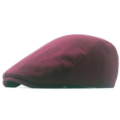Fashion New Men's Casual Newsboy Hat Flat Cap Winter And Autumn Retro Beret Hat Wild Casual Hats Octagonal Cap Winter...