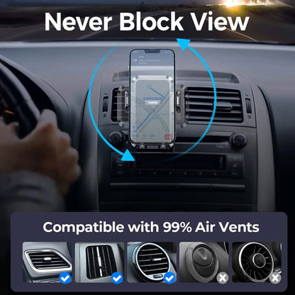 Joyroom Upgraded Car Phone Holder Military-Grade Protection Big Phone And Thick Cases Friendly Hands Free Air Vent Mount...