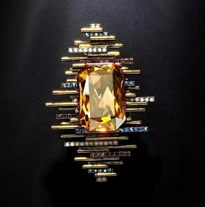 Light Luxury Elegant Zircon Pearl Flower Phalaenopsis Brooch For Women Fashion Sweet Crystal Jewelry Geometry Jewelry...