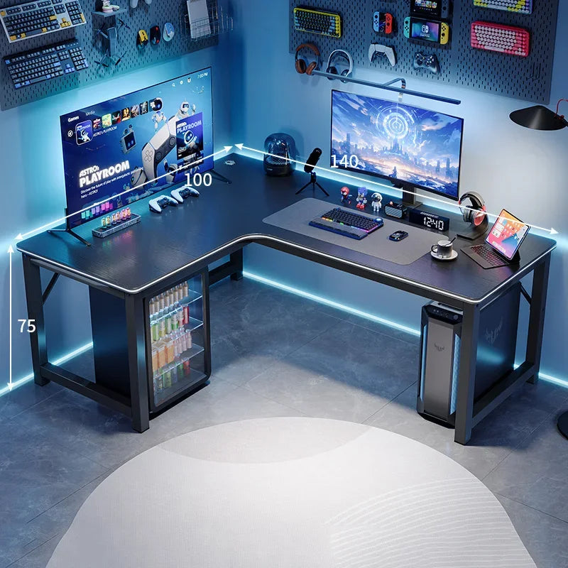 Study Storage Computer Desks Gaming Reading Pc Ergonomic Table Keyboard Notebook Accessories Mesas De Computador Home Furniture - Kimlud