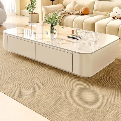 Cheap Cute Coffee Table Clear Simple Designer Modern Luxury Decoration Side Table Writing Mesas Bajas Living Room Furniture - Kimlud