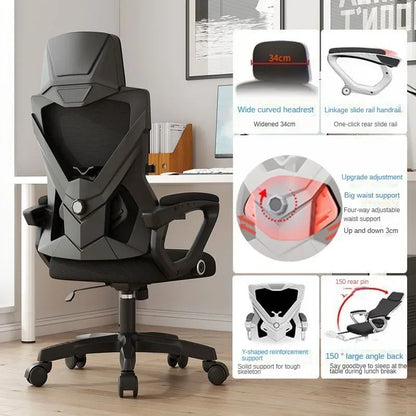 Office Chair, Ergonomic Chair, Adjustable Rotating Computer Chair, Commercial Conference Room, Reclining E-sports Chairs...