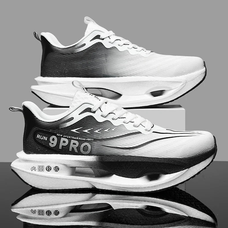 Carbon Board Marathon Running Shoes Men Comfortable Athletic Women's Sneakers Breathable Walking Basketball Sneakers Men