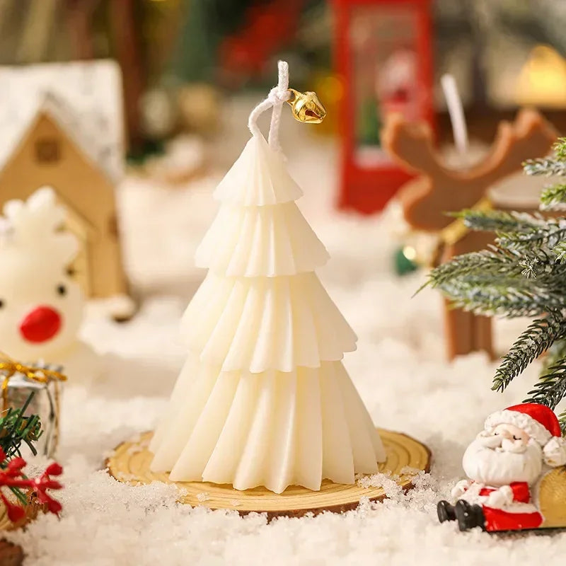 Christmas Tree Shape Candle Aromatherapy Candle Xmas Scented Candles Handmade Candles Gift Home Decor Creative Ins Candele