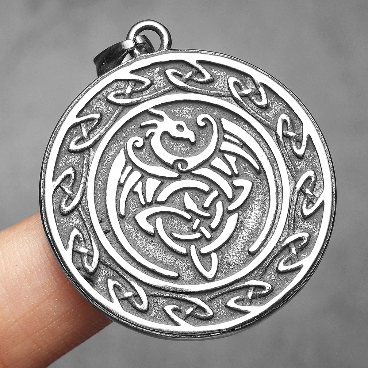 Viking Celtic Knot Men Necklaces With Pendant Stainless Steel Jewelry For Male Women Punk Hip Hop Accessories Gifts Wholesale