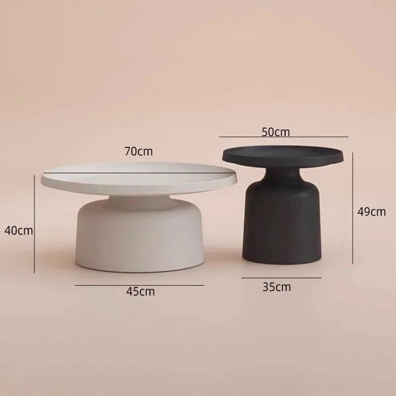 Modern Nordic Coffee Table Premium Aesthetic Elegant Design Side Table Storage Luxury Corner Tables Living Room Furniture - Kimlud