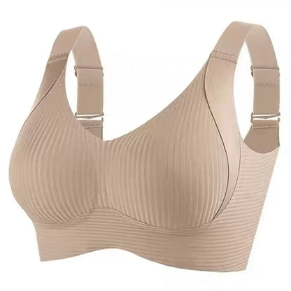 Traceless Comfortable Women's Underwear Without Steel Rings, Small Breasts Gathered, Large Size, Side Breasts, Sports Bra - Kimlud