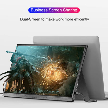 14inch Portable Monitor Touch Ultra-thin 1200P IPS USB-C HDMI External Second Screen for Laptop PC Cell Phone Switch PS4/5 Xbox - Kimlud