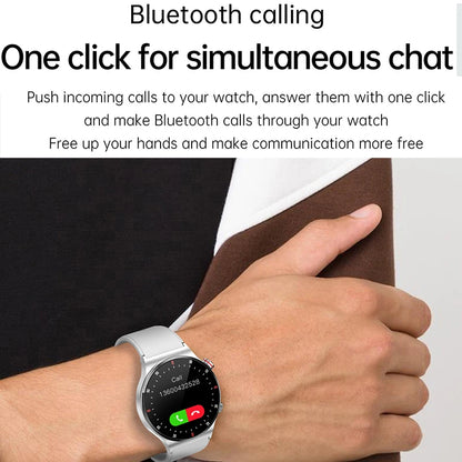 GPS ECG+PPG Bluetooth Call Smart Watch Men 2025 Sports Bracelet NFC Waterproof Custom Watch Face Men SmartWatch For IOS Android