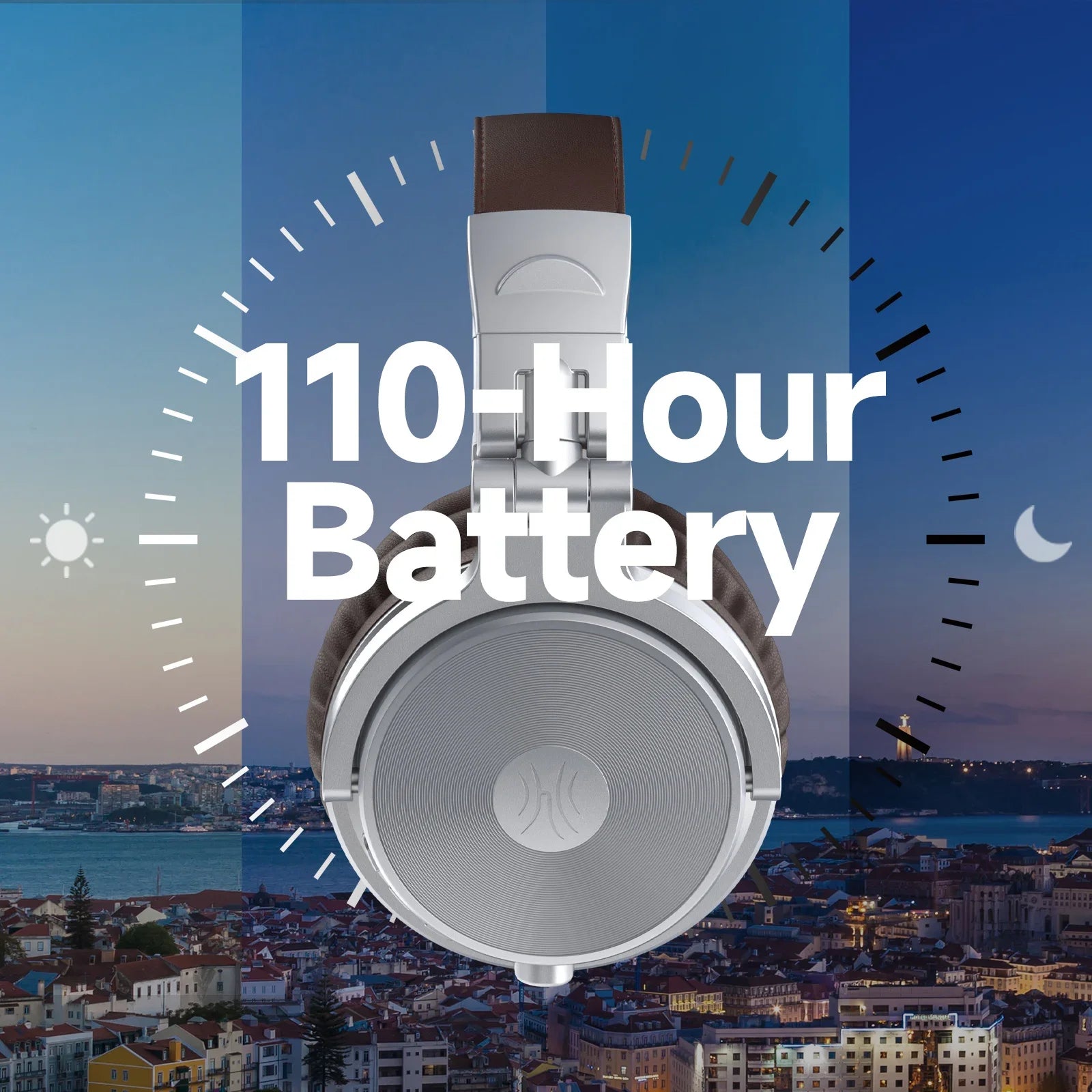 Oneodio Upgrade Pro C Wireless Bluetooth 5.2 Headphones Over Ear Type C Sport Bluetooth Headset With Mic Hi-Res Audio 110Hrs