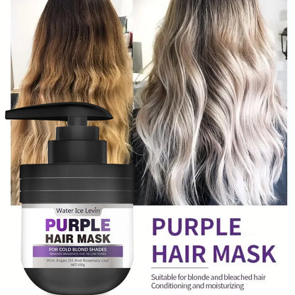 Purple Keratin Hair Mask Repairing For Hair Damaged Maltreated Moisturizing Nourishing Repairing Hair Mask Hair Care...