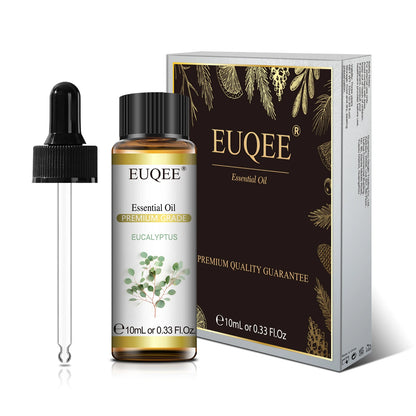 EUQEE 10ml Pure Essential Oil Peppermint Palo Santo Bergamot Eucalyptus Lavender Cinnamon Cedarwood Aromatherapy Essential Oils - Kimlud