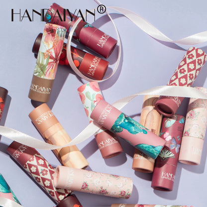 Handaiyan 8 Colors Matte Waterproof Velvet Nude Lipstick Sexy Red Brown Lip Matt Pigments Makeup Long Lasting Profissional